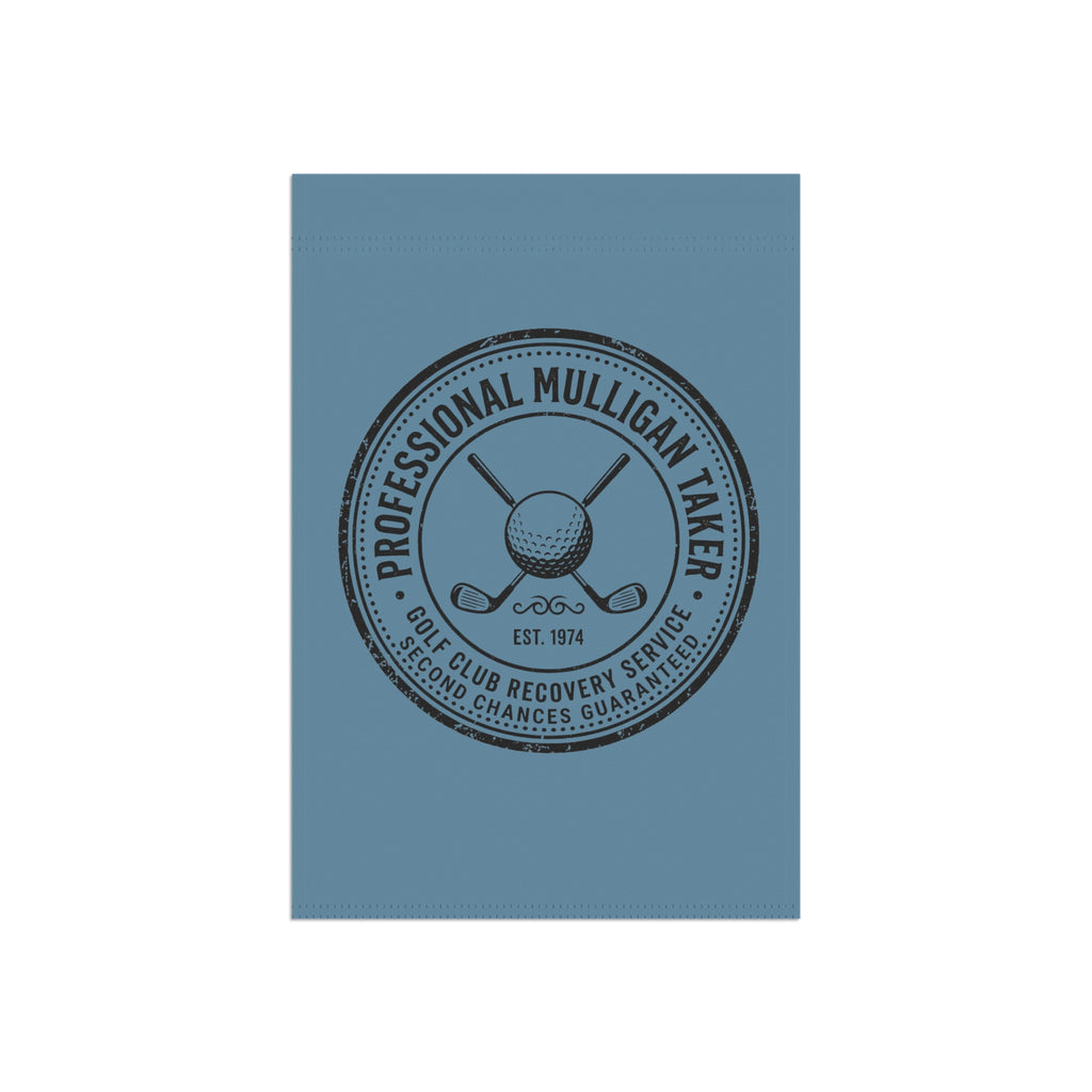 Golf Mulligan Garden Flag — 'Professional Mulligan Taker' Decorative Yard Banner