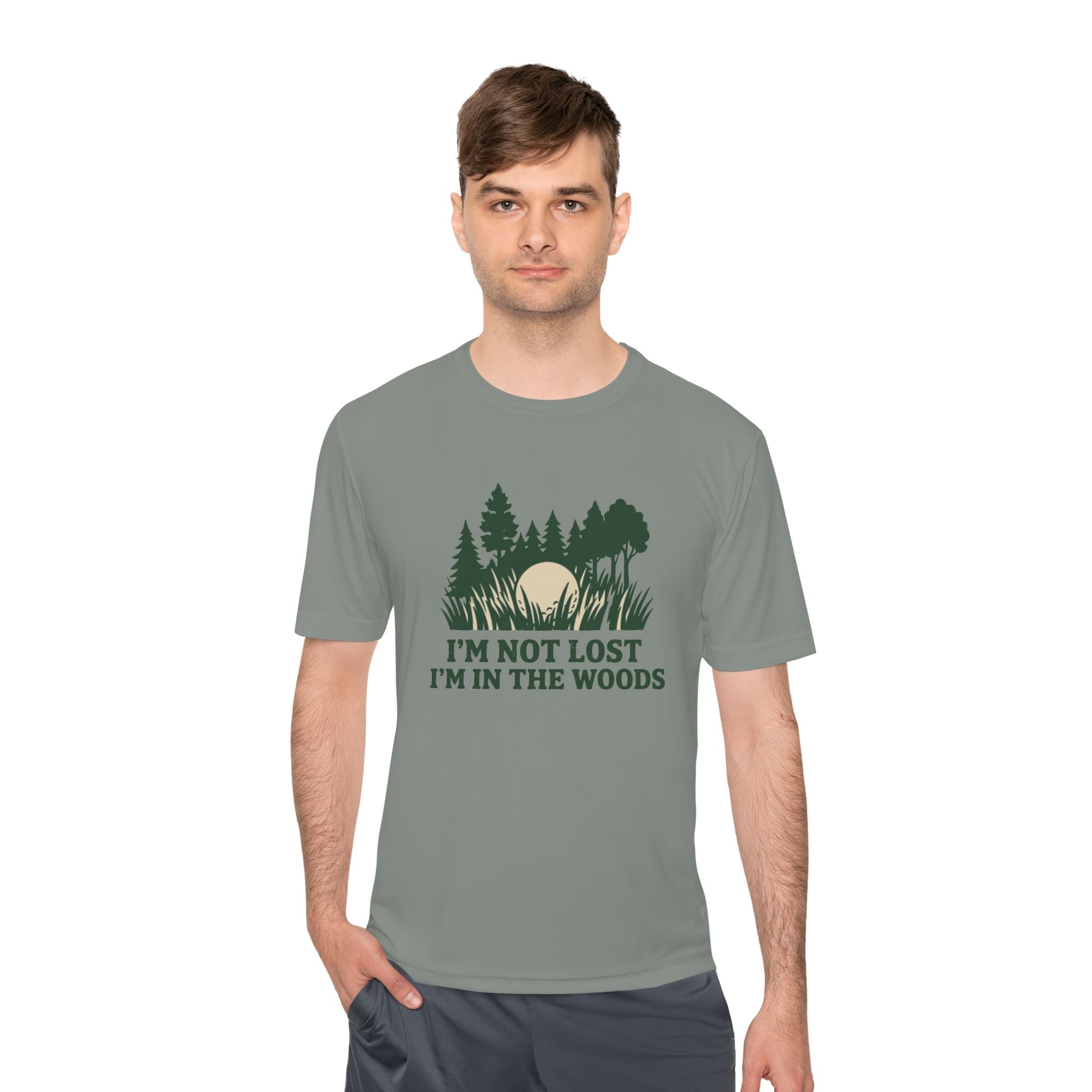 I’m Not Lost I’m In The Woods Tee — Funny Golf Graphic Shirt
