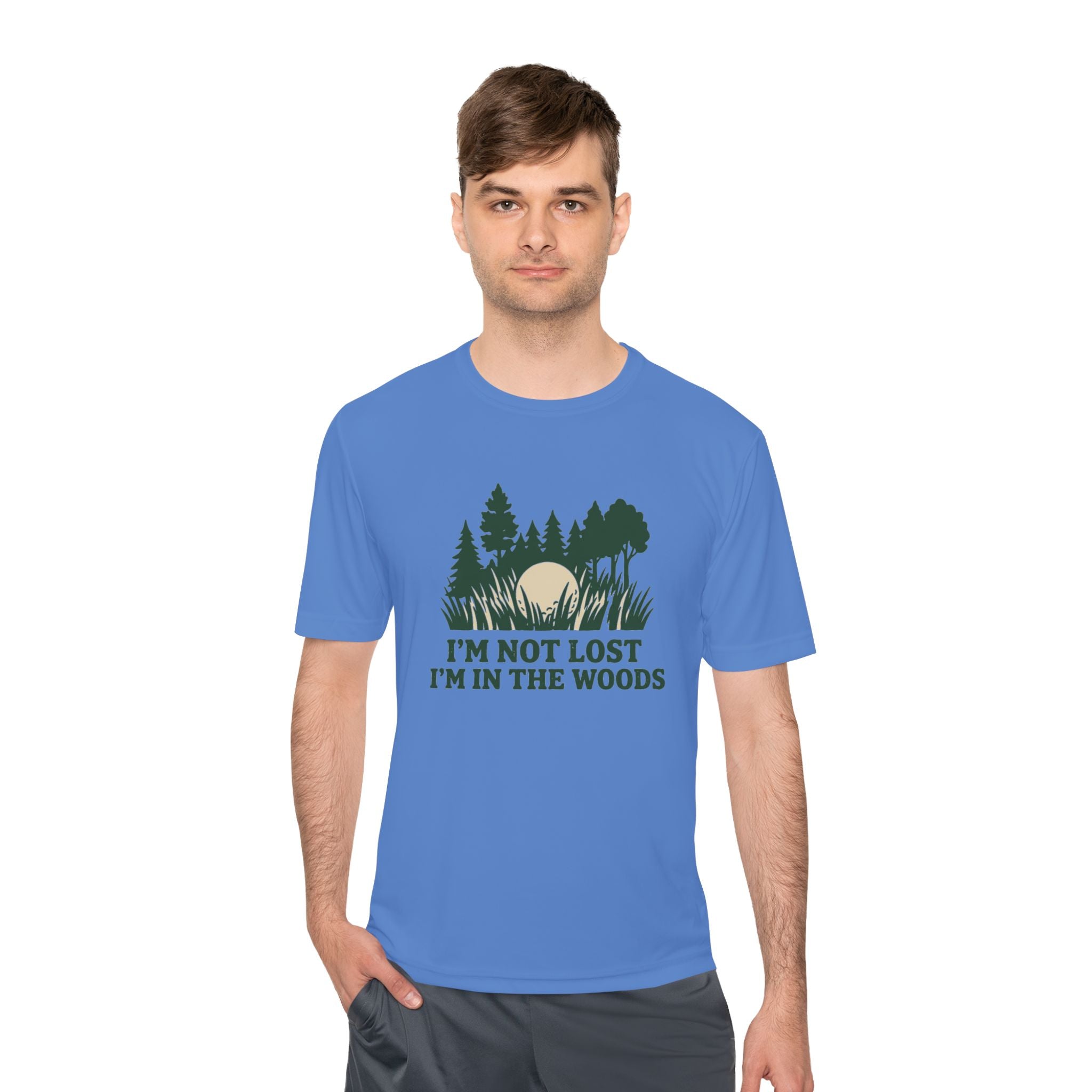 I’m Not Lost I’m In The Woods Tee — Funny Golf Graphic Shirt