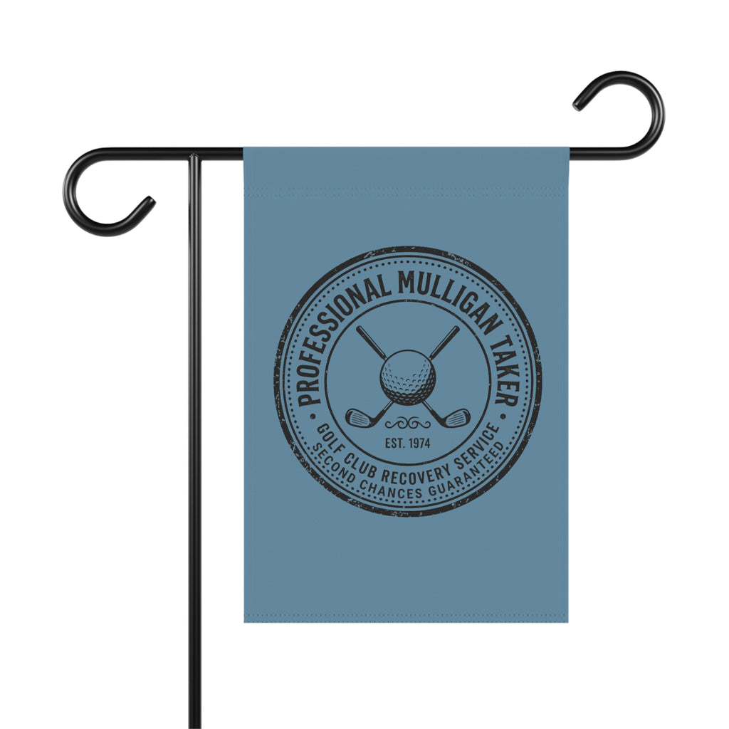 Golf Mulligan Garden Flag — 'Professional Mulligan Taker' Decorative Yard Banner