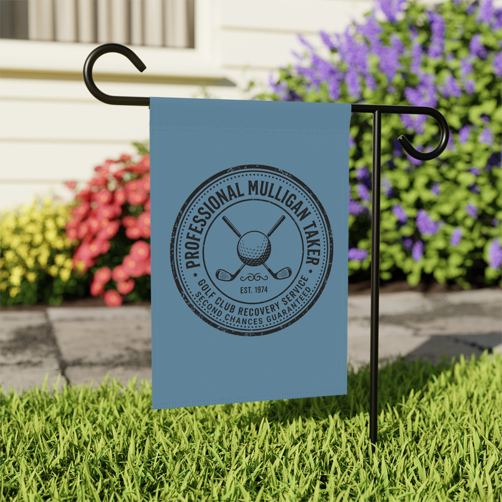 Golf Mulligan Garden Flag — 'Professional Mulligan Taker' Decorative Yard Banner
