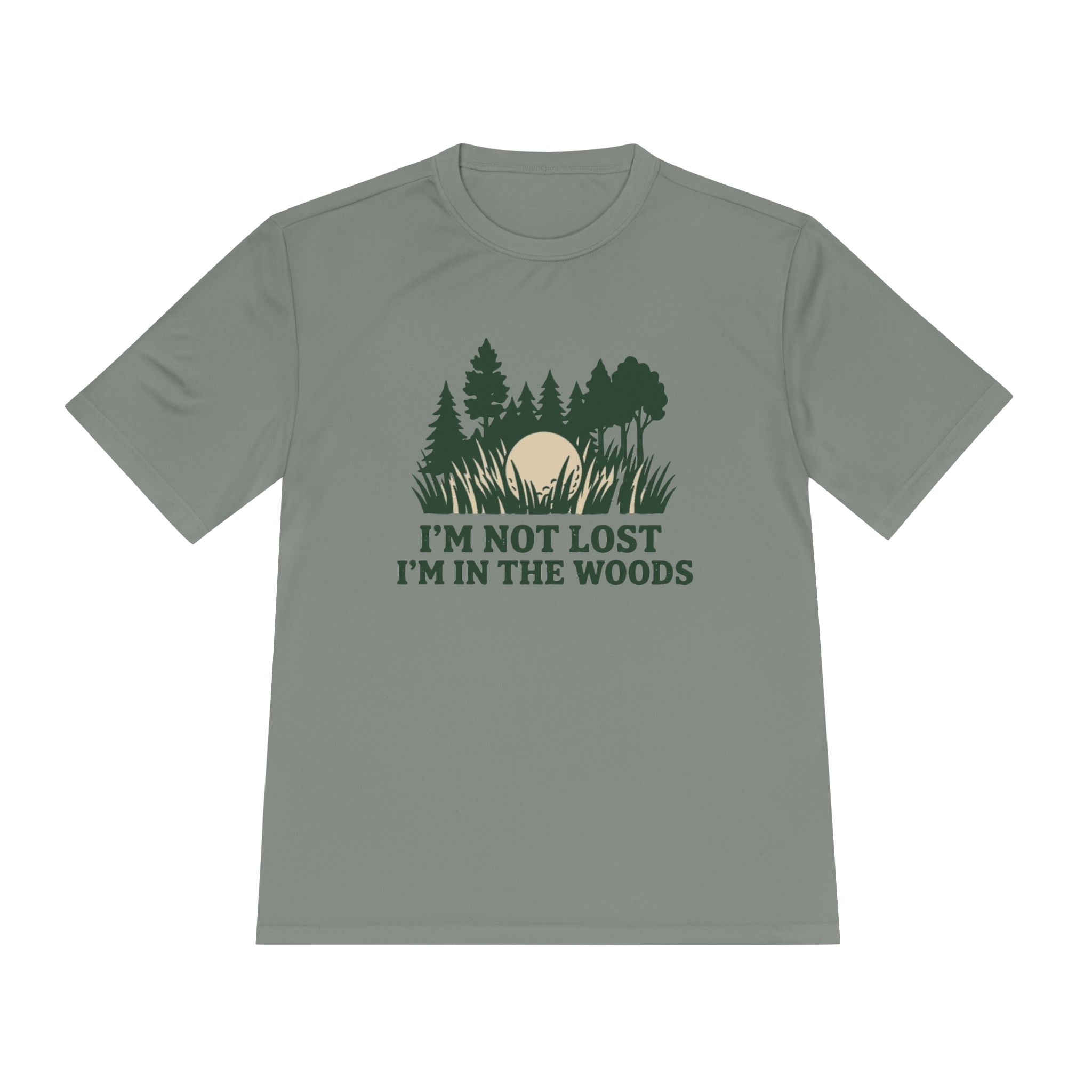 I’m Not Lost I’m In The Woods Tee — Funny Golf Graphic Shirt