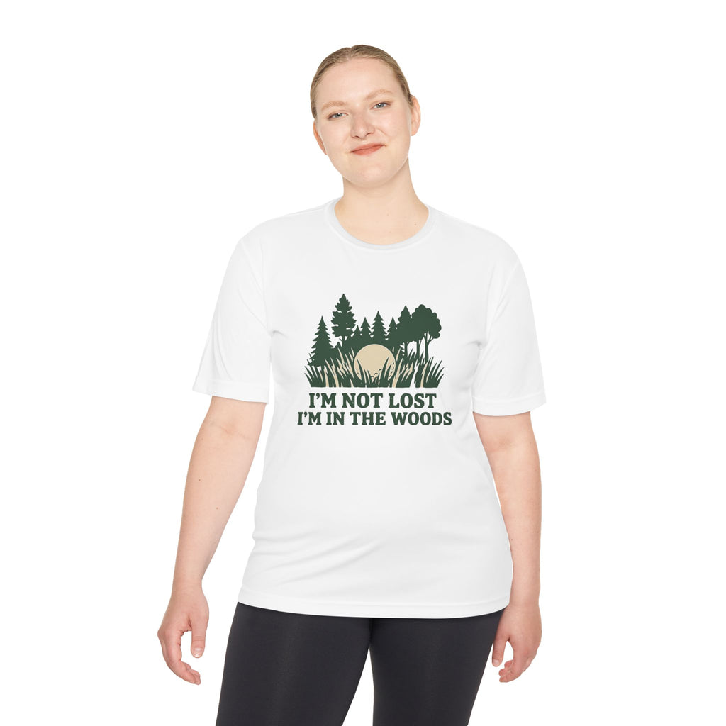 I’m Not Lost I’m In The Woods Tee — Funny Golf Graphic Shirt
