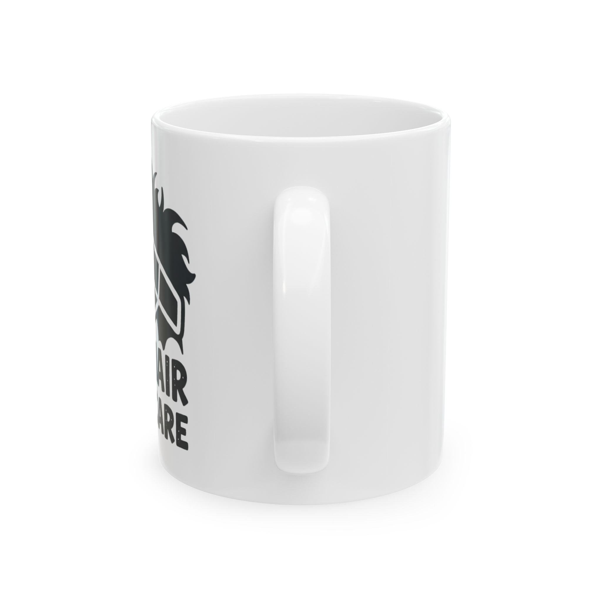 Golf Hair Mug | Ceramic Coffee Cup 11oz
