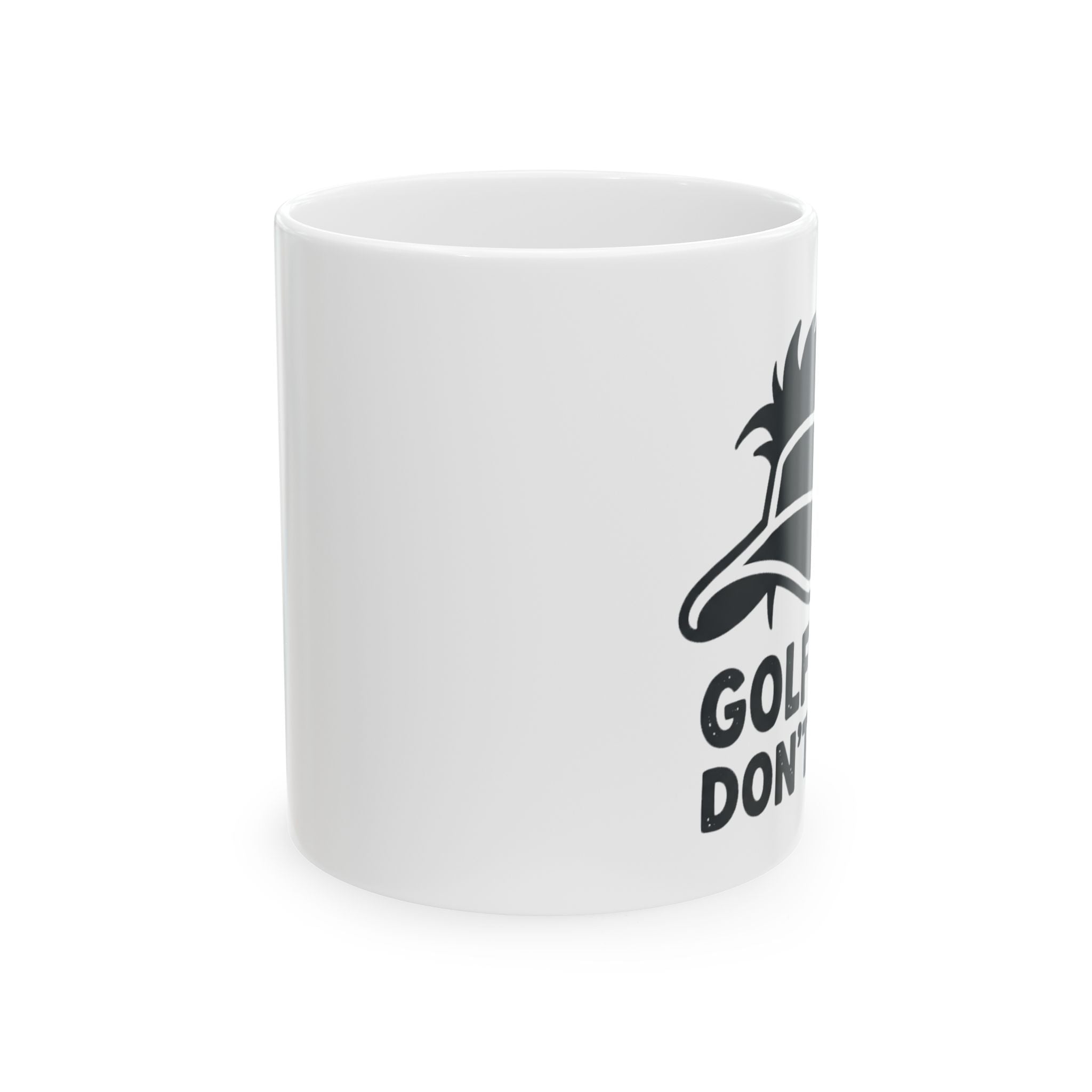Golf Hair Mug | Ceramic Coffee Cup 11oz